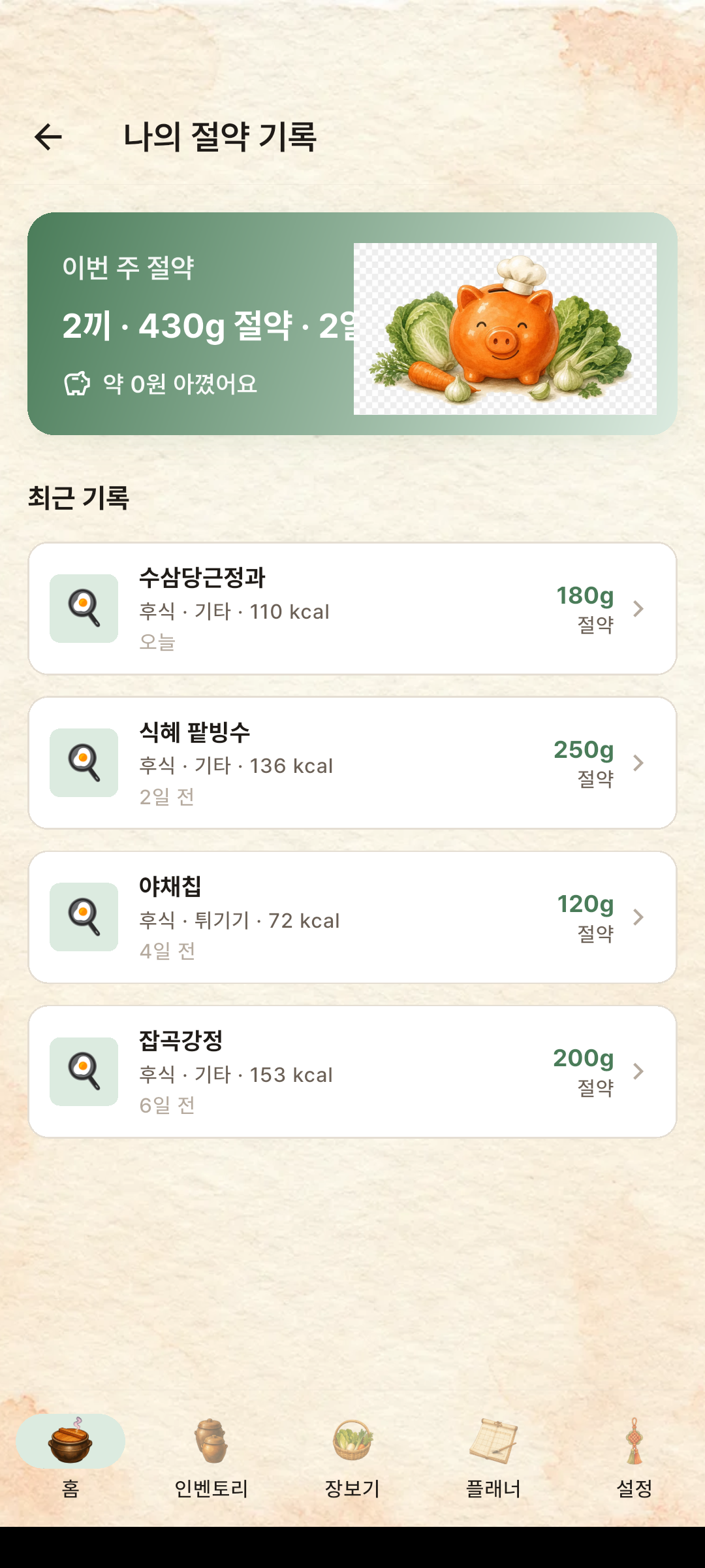 절약